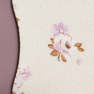 Zip Card Case With Floral Print